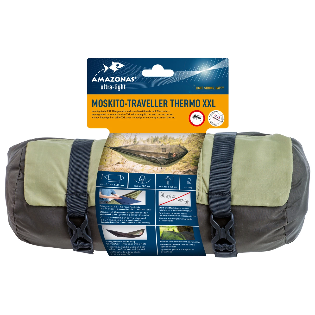 Amazonas Moskito-Traveller Thermo XXL - Hängematte – Bild 2